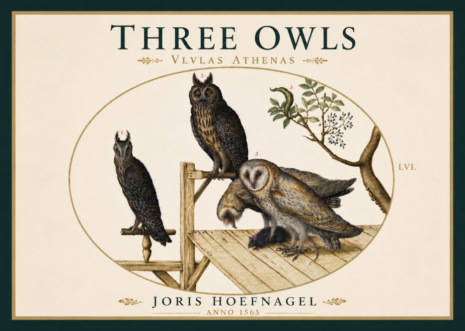 Joris Hoefnagel Vlvlas Athenas No6 - Póster