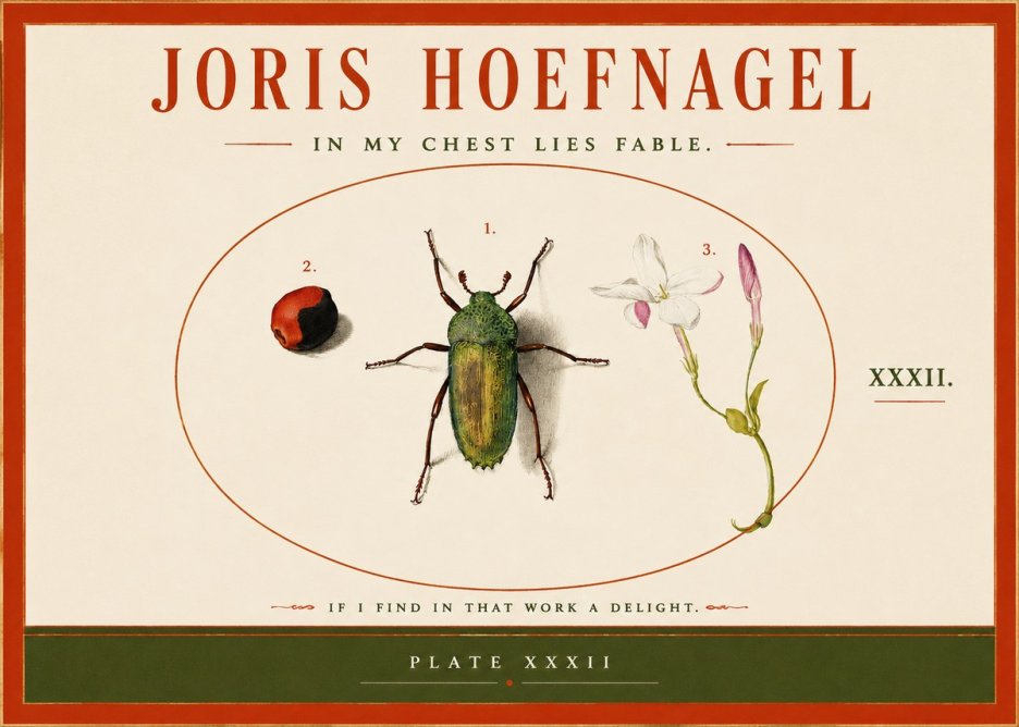 Joris Hoefnagel In My Chest Lies Fable No2 - Póster
