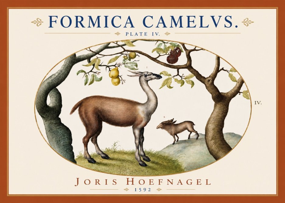 Joris Hoefnagel Formicamelus. No4 - Póster