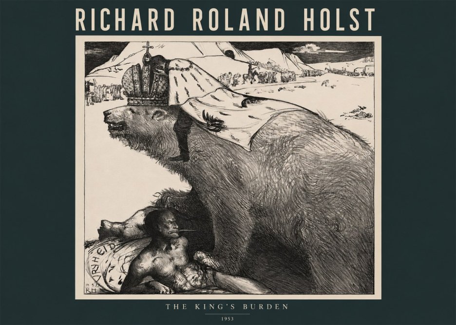 Richard Roland Holst The King's Burden No2 - Póster