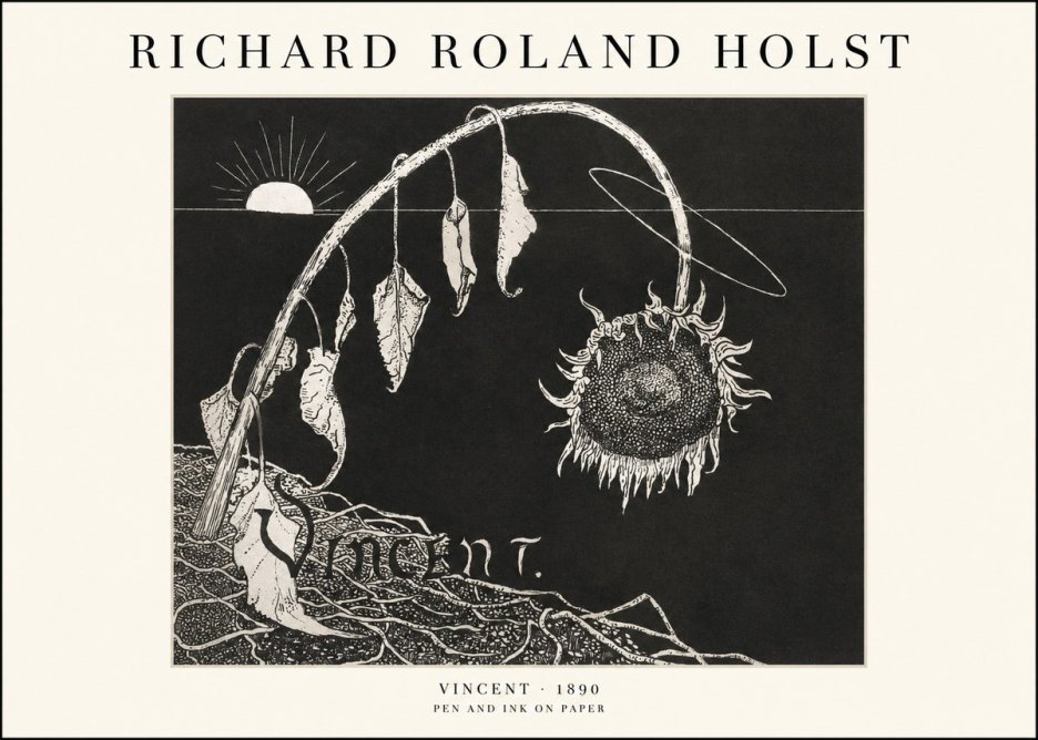 Richard Roland Holst Vincent No1 - Póster