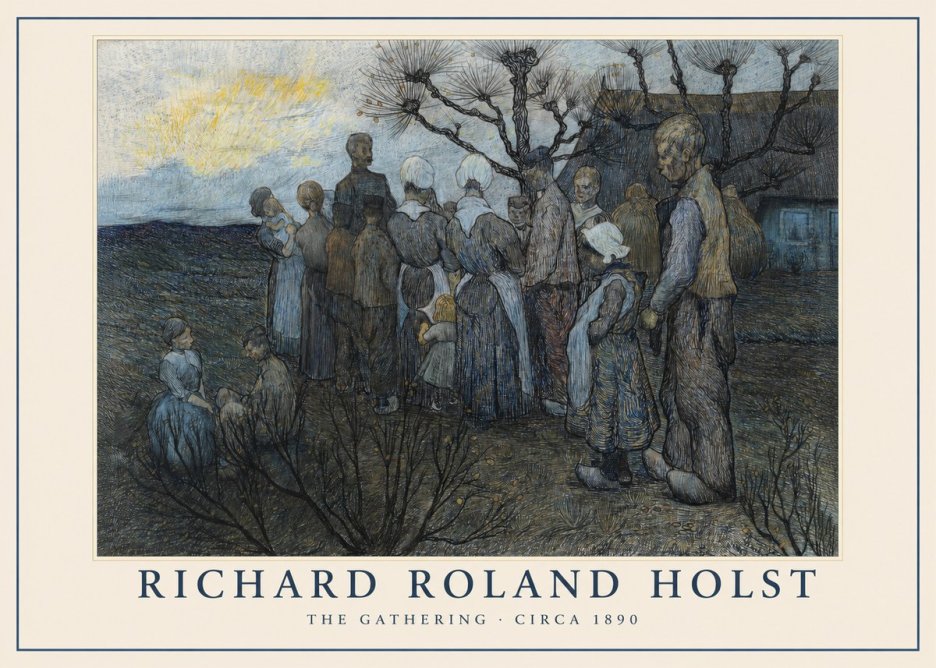 Richard Roland Holst The Gathering No1 - Póster