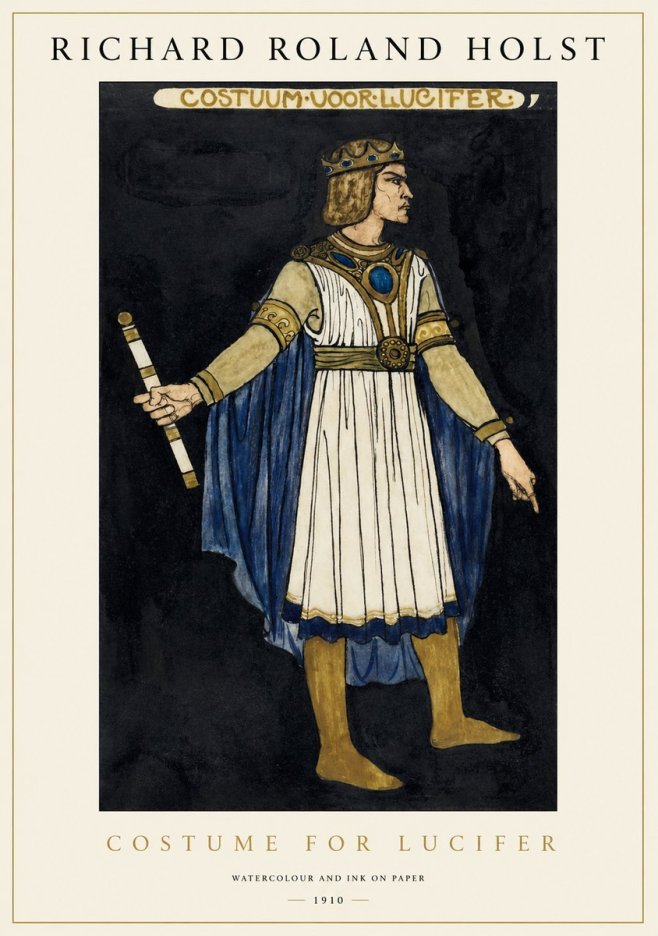 Richard Roland Holst Costume for Lucifer No1 - Póster