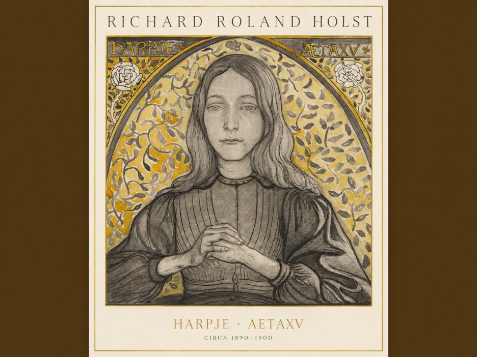 Richard Roland Holst Harpje · Aetaxv No1 - Póster