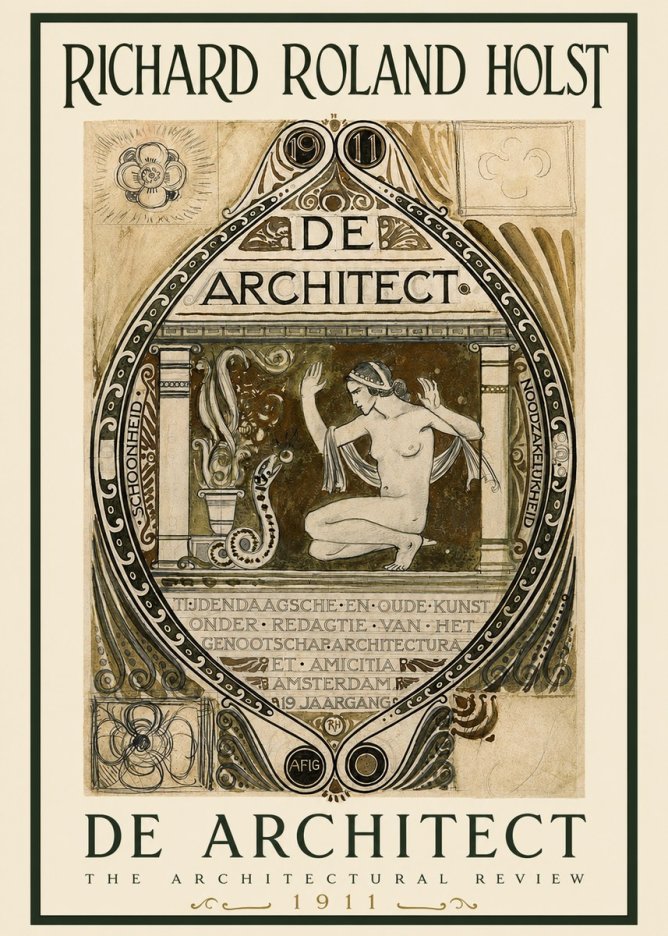 Richard Roland Holst De Architect No2 - Póster
