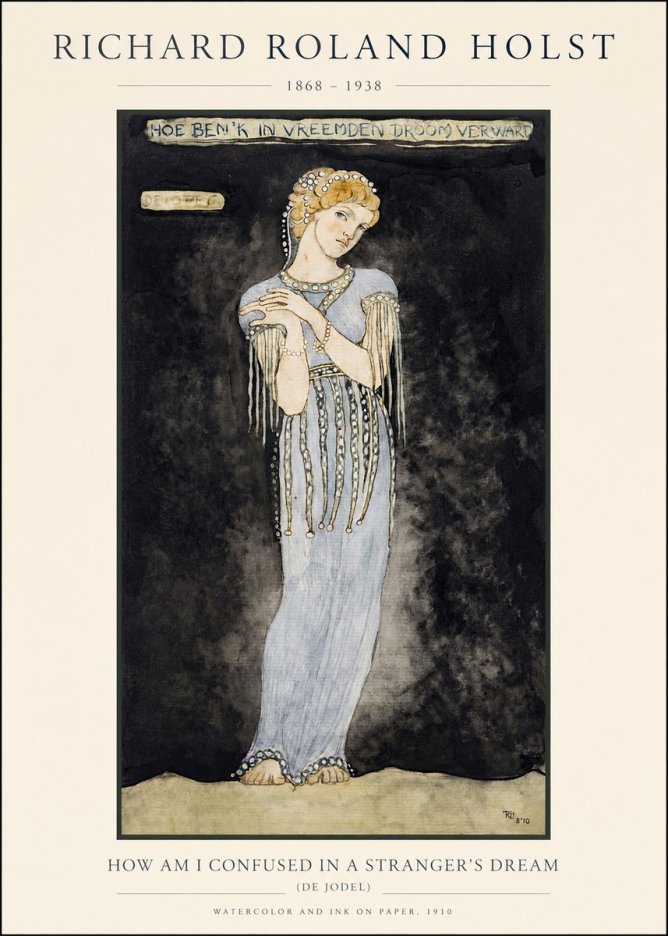 Richard Roland Holst How Am I Confused in a Stranger's Dream No1 - Póster