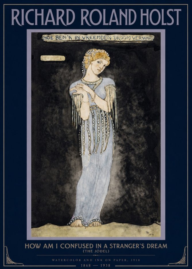Richard Roland Holst How Am I Confused in a Stranger's Dream No2 - Póster