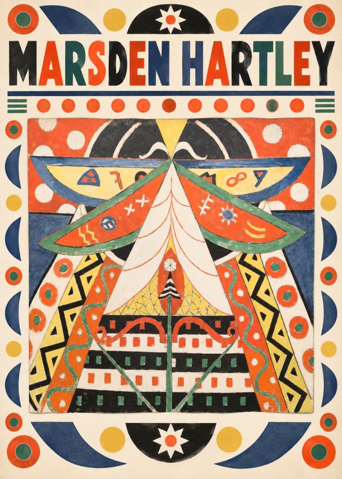 Marsden Hartley Painting No. 5 No3 - Póster