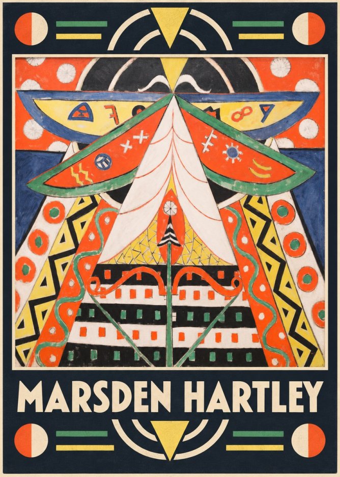 Marsden Hartley Painting No. 5 No5 - Póster