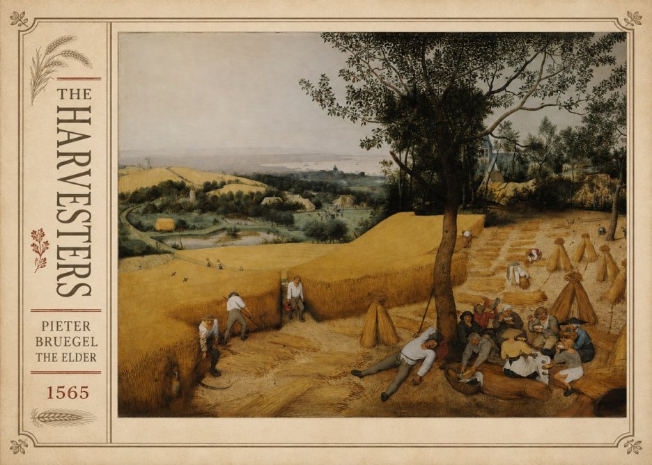 Pieter Bruegel The Harvesters II No2 - Póster