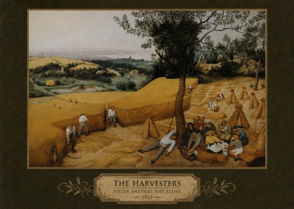 Pieter Bruegel The Harvesters II No4 - Póster