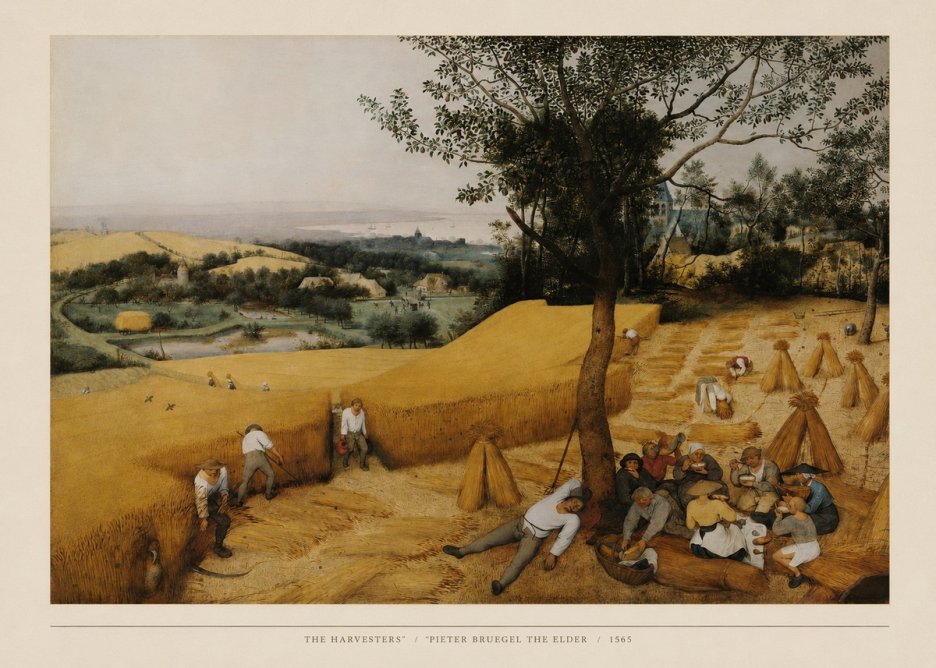Pieter Bruegel The Harvesters II No5 - Póster
