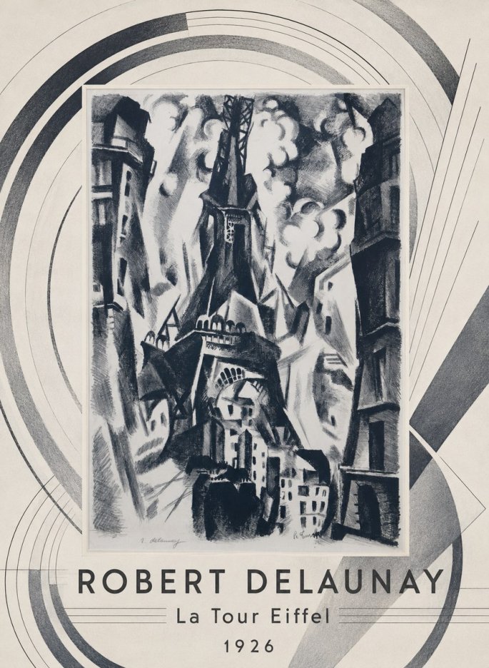 Robert Delaunay La Tour Eiffel No4 - Póster