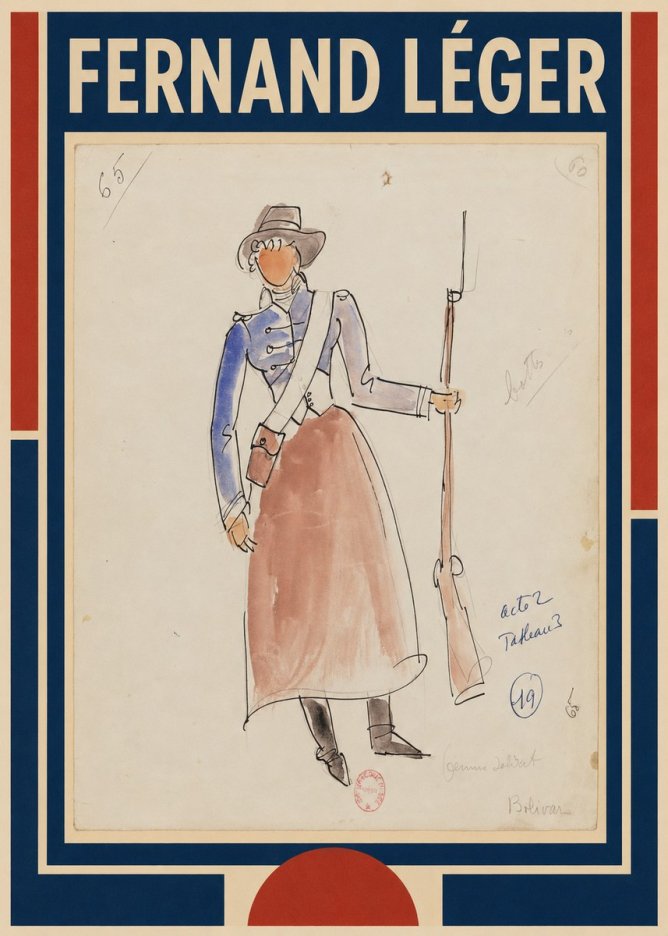 Fernand Léger Jeune Soldat No1 - Póster