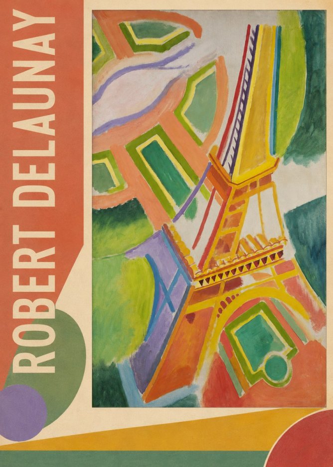 Robert Delaunay Tour Eiffel No2 - Póster