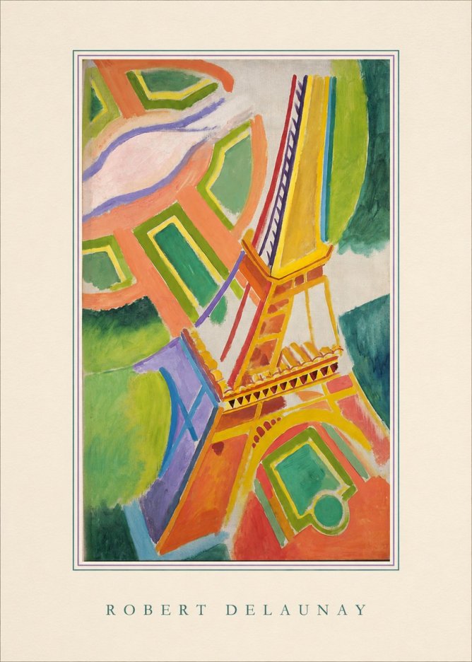Robert Delaunay Tour Eiffel No4 - Póster