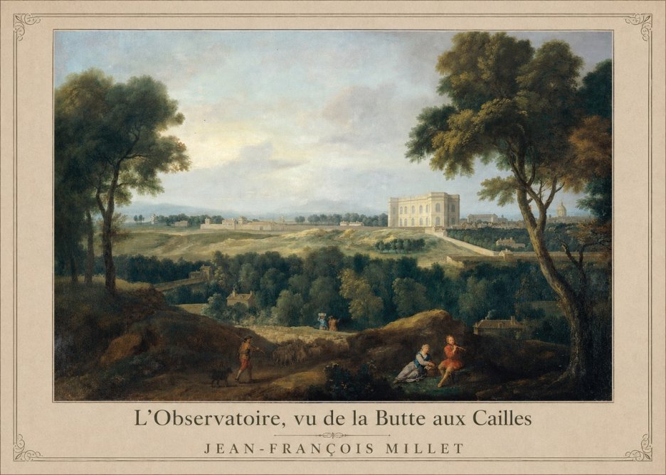 Jean-François Millet L'observatoire, Vu De La Butte Aux Cailles No1 - Póster