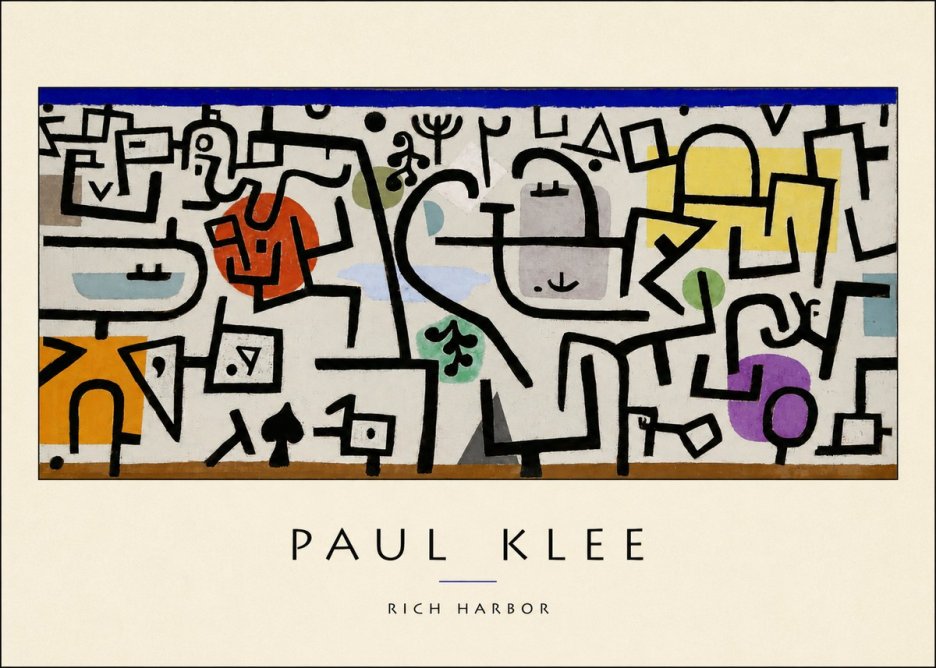 Paul Klee Rich Harbor No3 - Póster