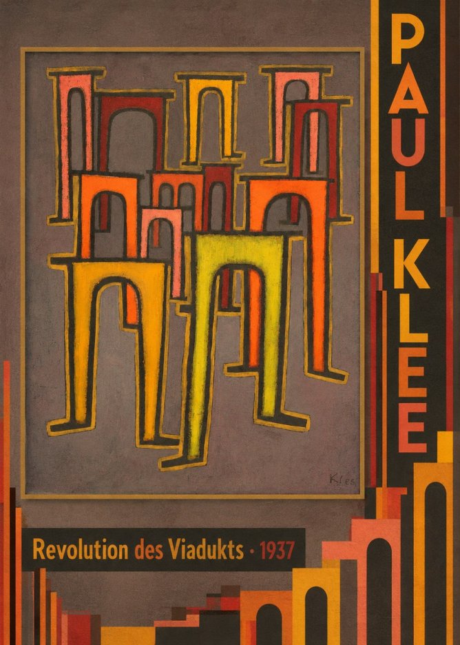 Paul Klee Revolution Des Viadukts No3 - Póster