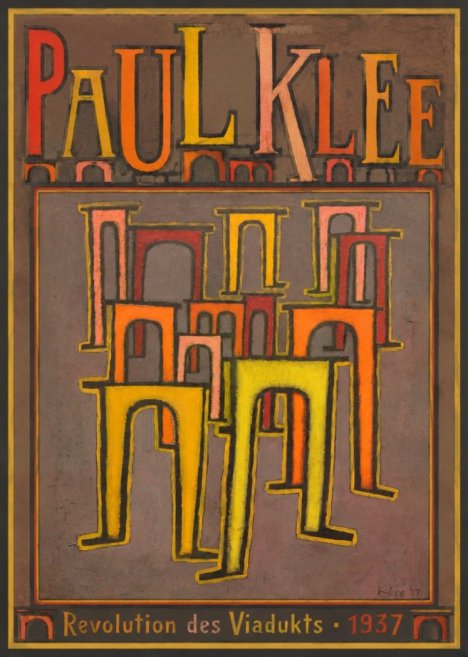 Paul Klee Revolution Des Viadukts No5 - Póster