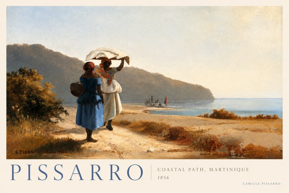 Pissarro Coastal Path, Martinique No2 - Póster