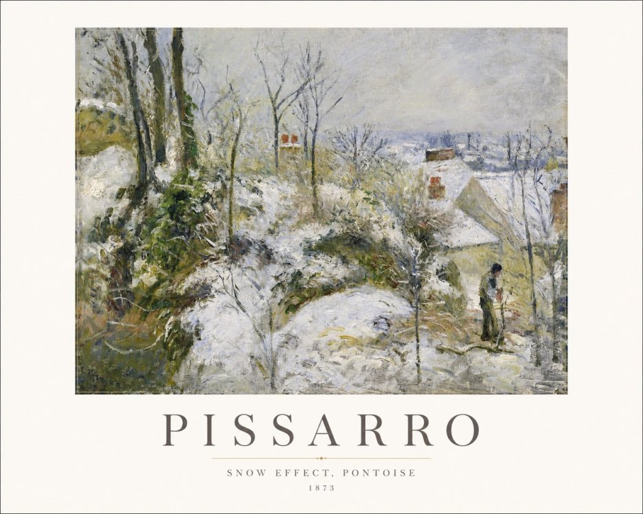 Pissarro Snow Effect, Pontoise No1 - Póster