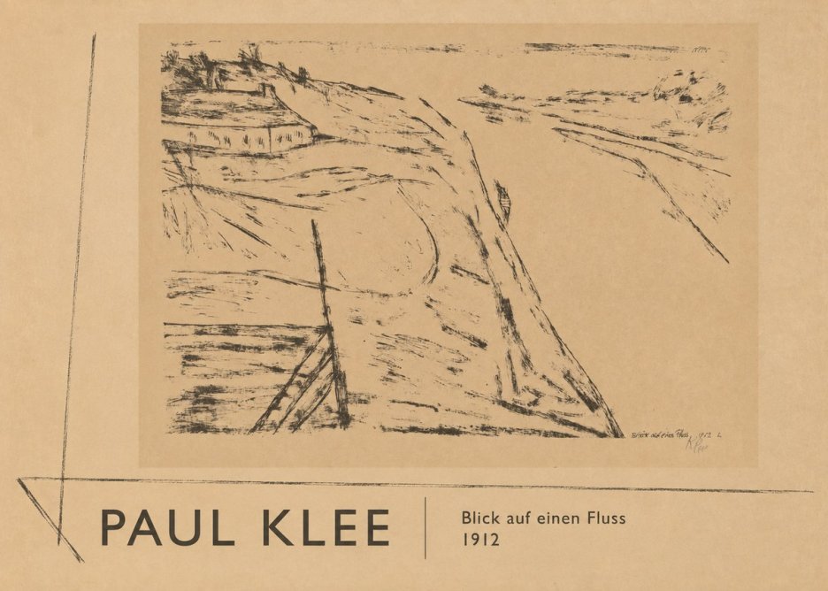 Paul Klee Blick Auf Einen Fluss No1 - Póster