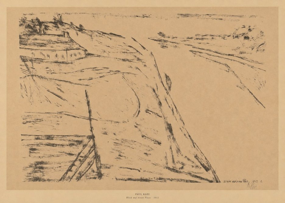 Paul Klee Blick Auf Einen Fluss No6 - Póster