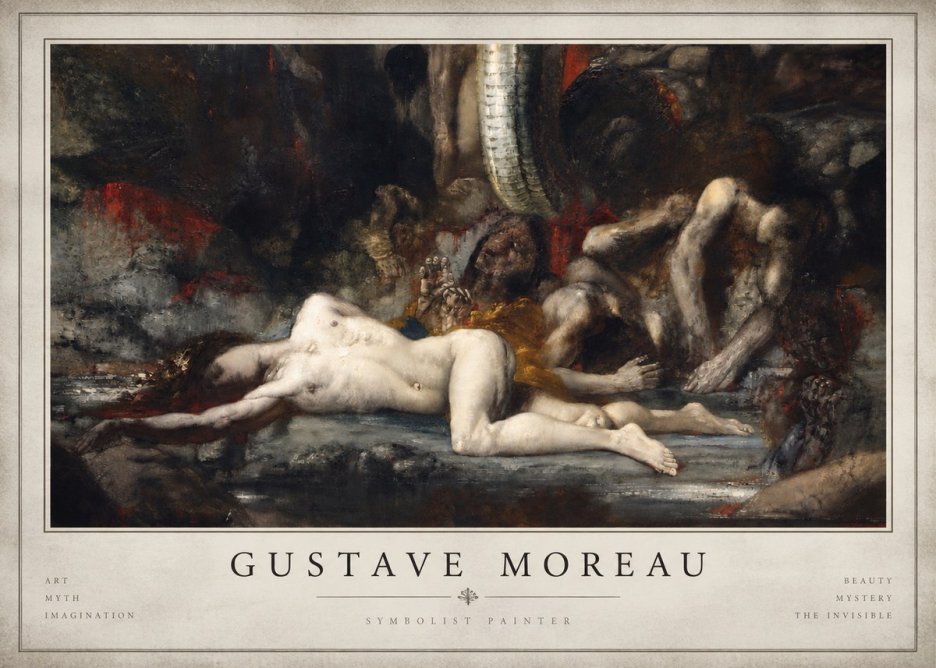 Gustave Moreau Despair No3 - Póster
