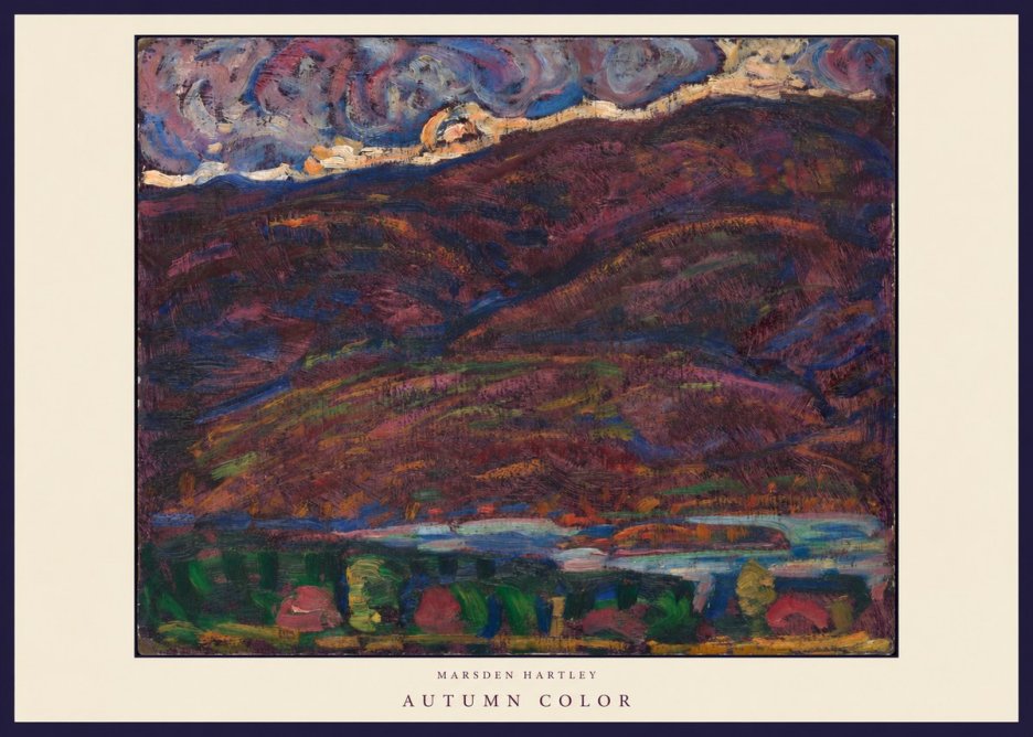 Marsden Hartley Autumn Color No6 - Póster