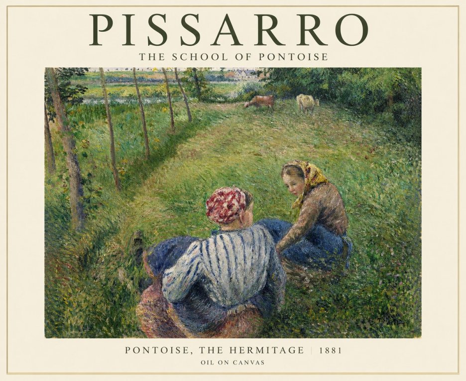 Pissarro Pontoise, the Hermitage No1 - Póster