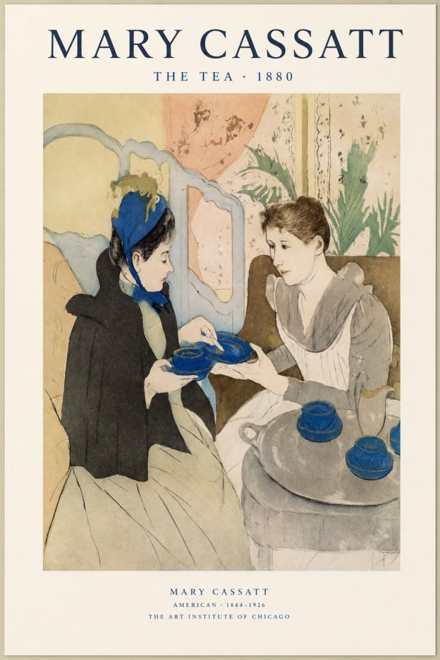 Mary Cassatt The Tea No1 - Póster
