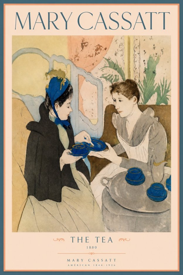 Mary Cassatt The Tea No2 - Póster