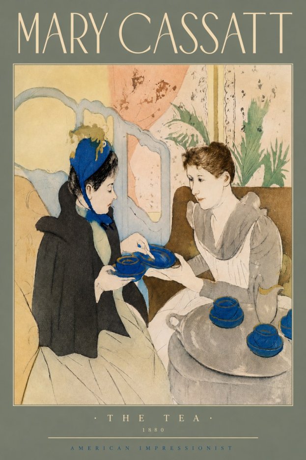 Mary Cassatt The Tea No4 - Póster