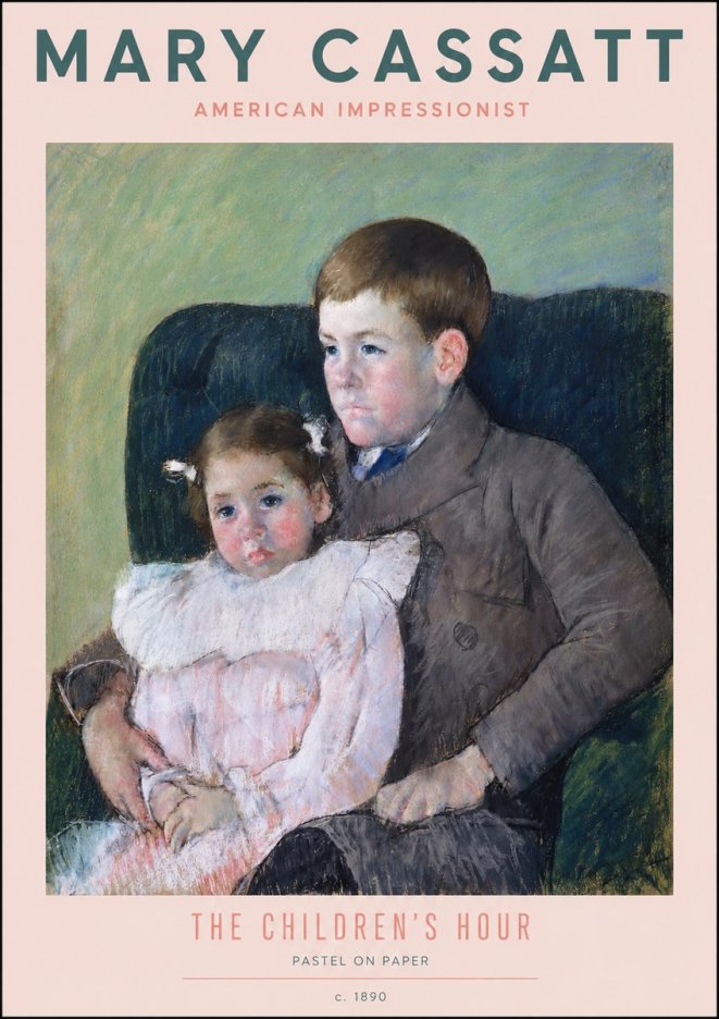 Mary Cassatt The Children's Hour No2 - Póster