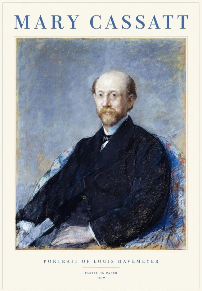 Mary Cassatt Portrait of Louis Havemeyer No1 - Póster