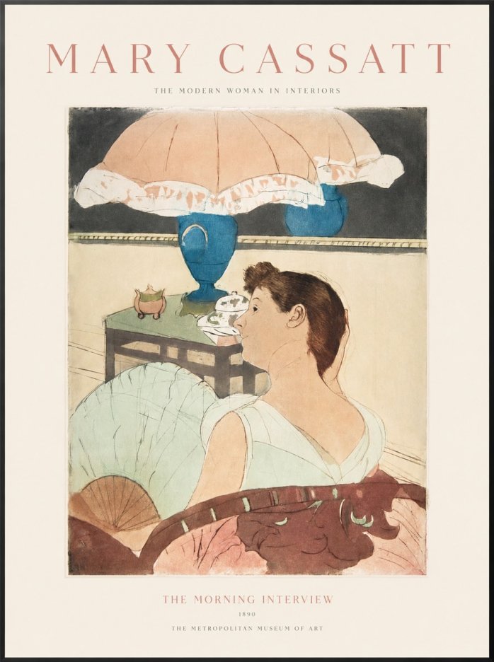 Mary Cassatt The Morning Interview No1 - Póster