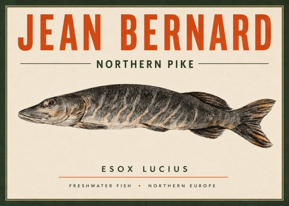 Jean Bernard Australian Lungfish No4 - Póster