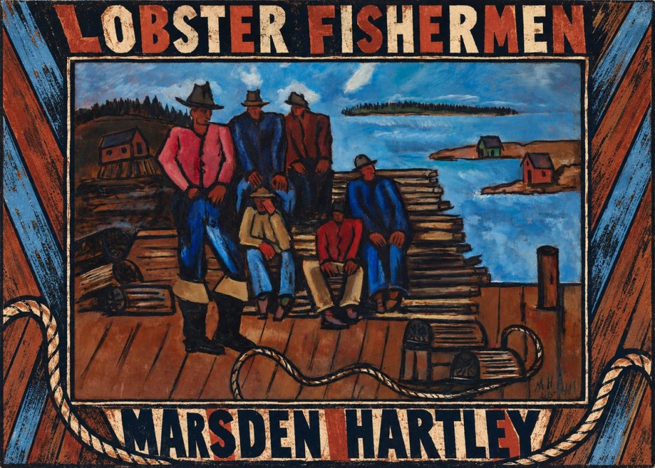 Marsden Hartley Lobster Fishermen I No6 - Póster