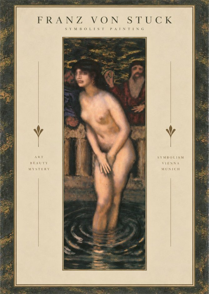 Franz von Stuck Susanna No4 - Póster