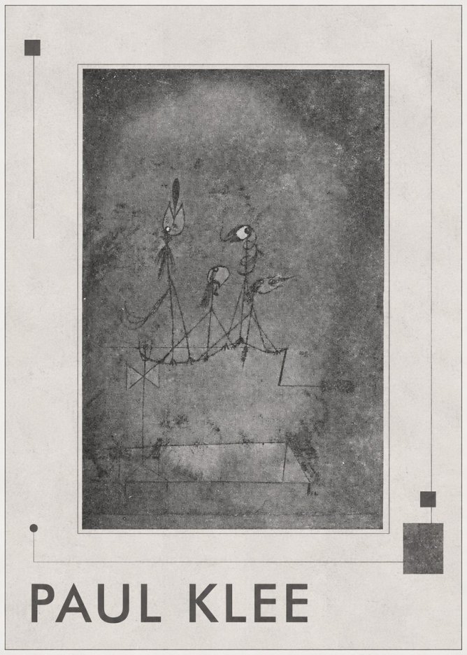 Paul Klee Group of Figures No1 - Póster
