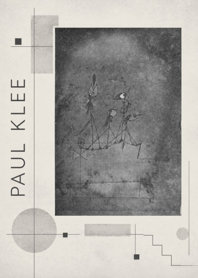 Paul Klee Group of Figures No2 - Póster