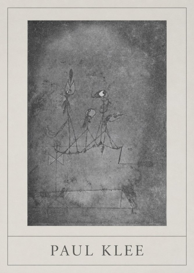 Paul Klee Group of Figures No5 - Póster