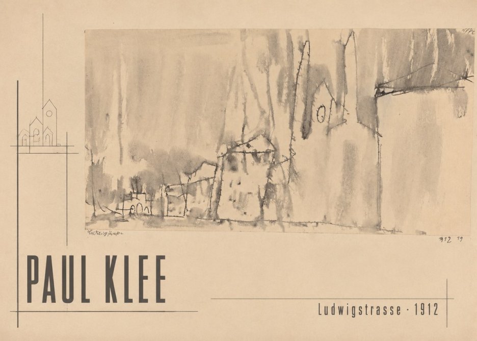 Paul Klee Ludwigstrasse No2 - Póster