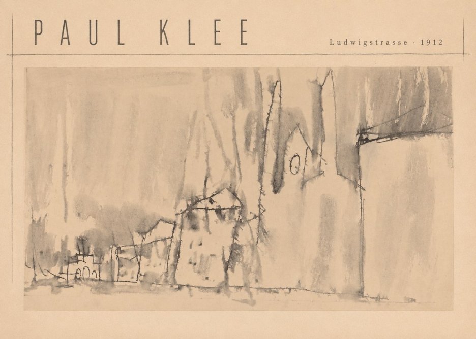 Paul Klee Ludwigstrasse No4 - Póster
