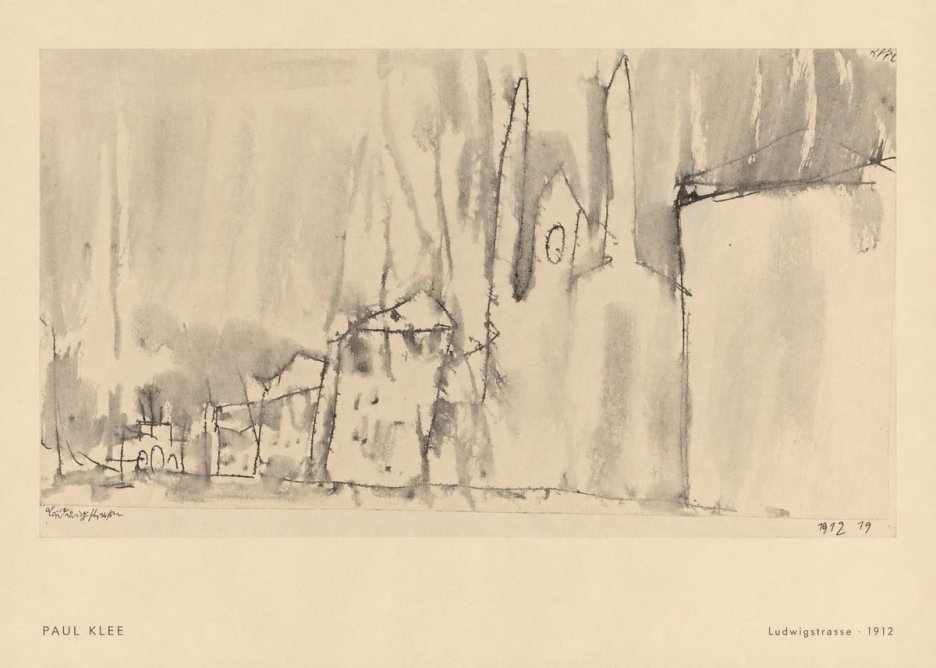 Paul Klee Ludwigstrasse No6 - Póster