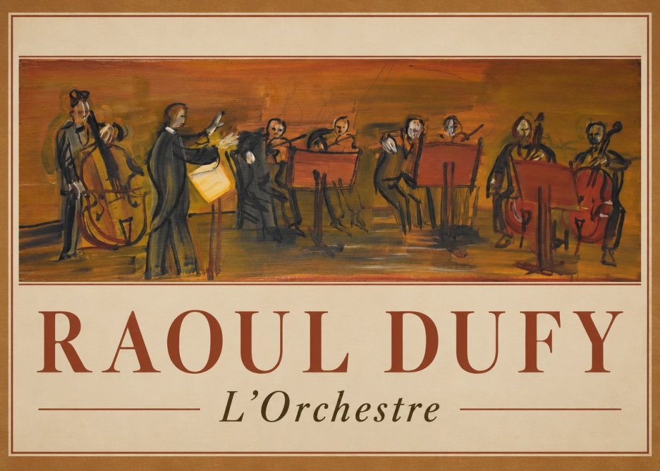 Raoul Dufy L'orchestre No1 - Póster