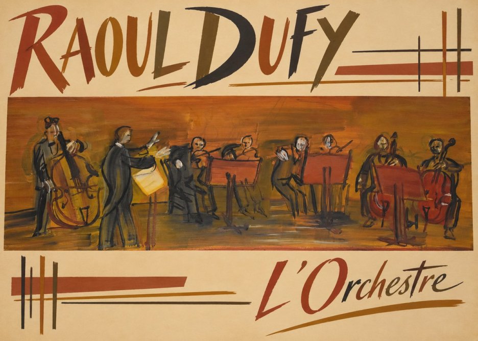 Raoul Dufy L'orchestre No2 - Póster