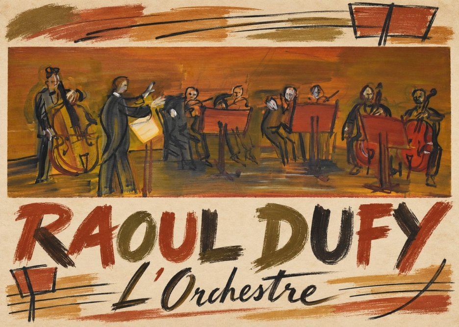 Raoul Dufy L'orchestre No3 - Póster