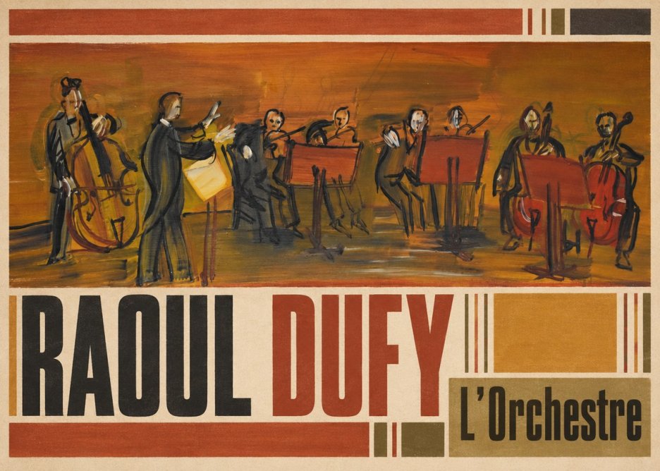 Raoul Dufy L'orchestre No4 - Póster